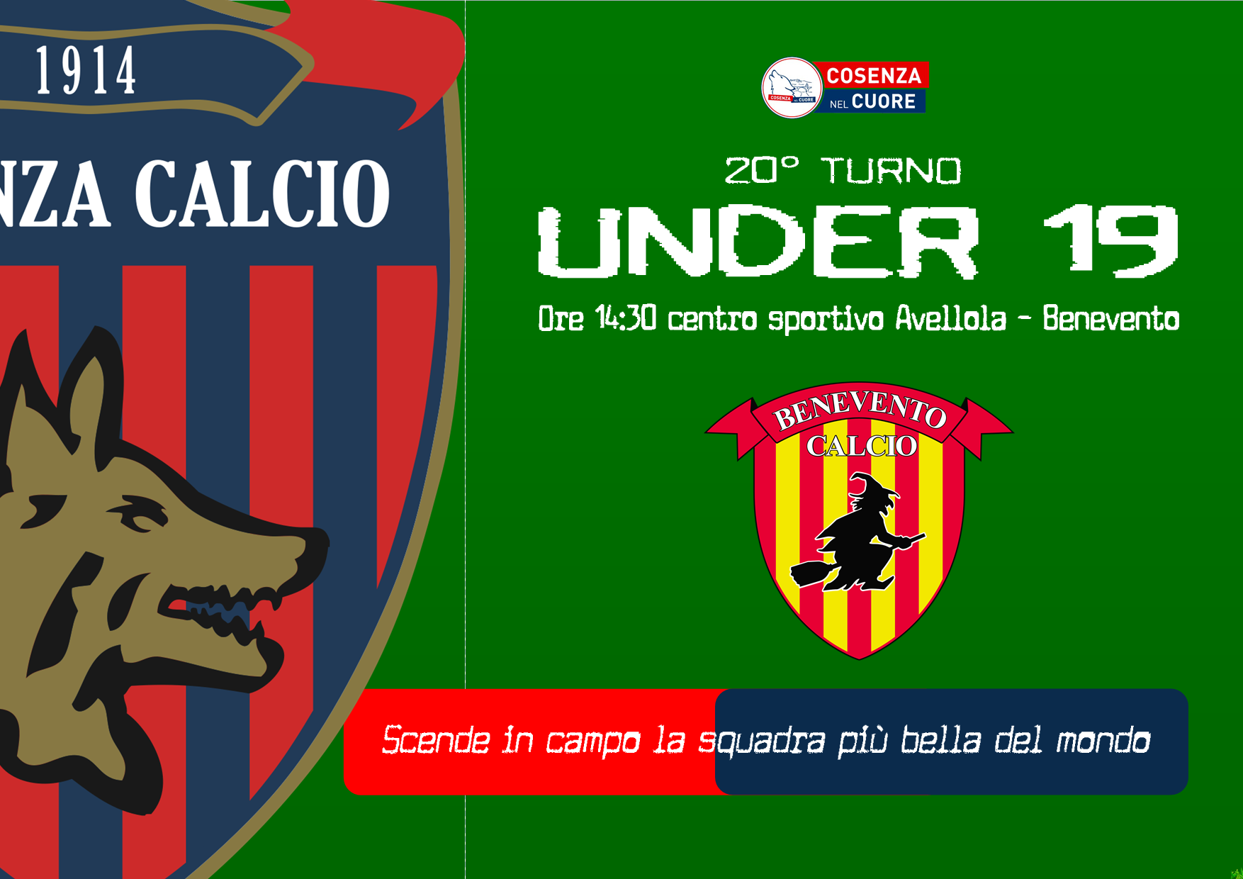PRIMAVERA 2, BENEVENTO-COSENZA 0:3