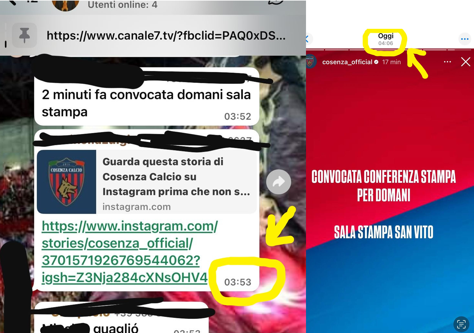 NOTTE BIANCA A VIA CONFORTI?