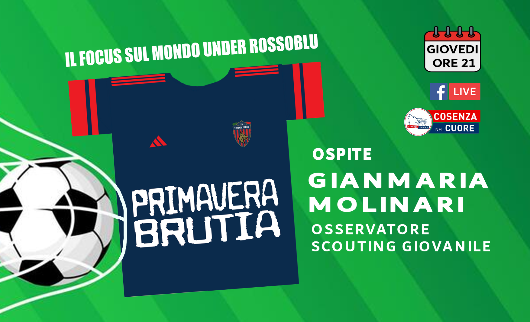 PRIMAVERA BRUTIA CON GIANMARIA MOLINARI OSSERVATORE E SCOUTING CALCIO GIOVANILE